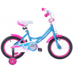 Detský bicykel 14" Fuzlu LECCE modro ružový